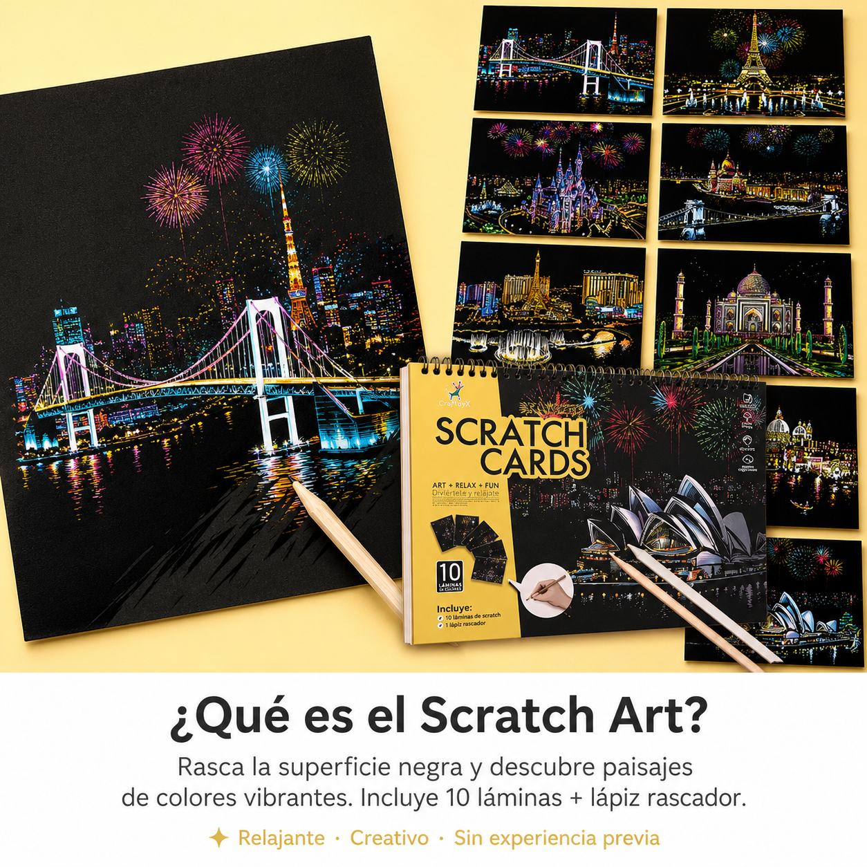 Láminas Mágicas | Scratch Art